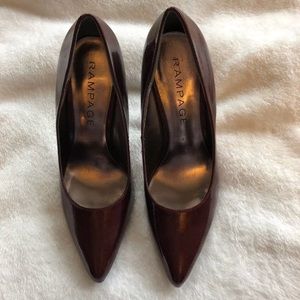 Burgundy heels